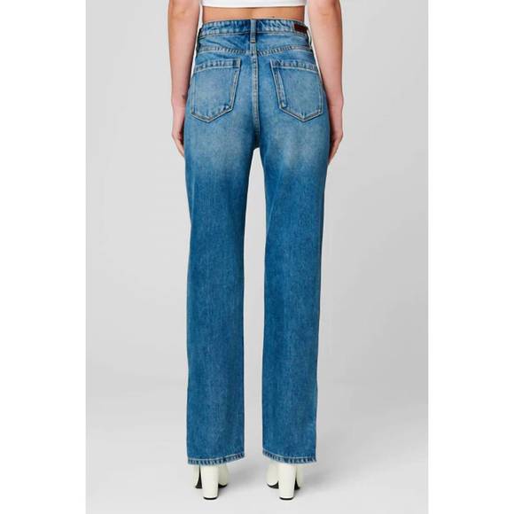 NEW BLANKNYC the lexington slim straight slit jeans in lnv - Picture 4 of 4
